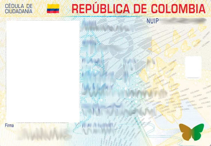 Plantilla de colombia